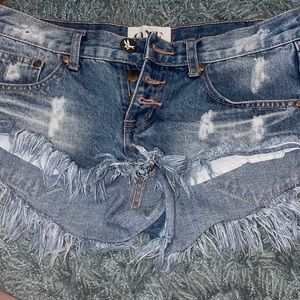 One Teaspoon Jean Shorts